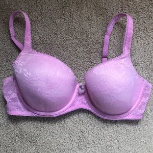 Victoria’s Secret pink lace bra